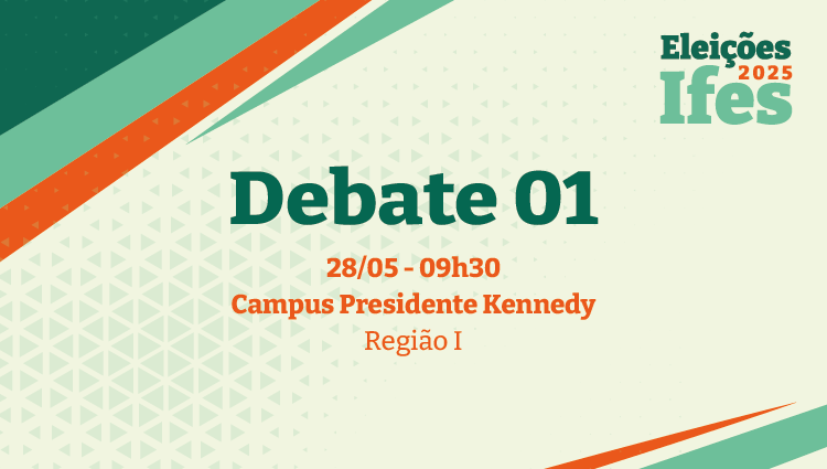 Primeiro debate entre candidatos à Reitoria acontece nesta quarta (28/05) às 9h30