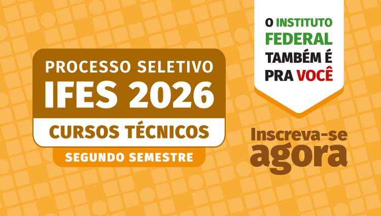(Pedido de Isenção de Taxa) Processo Seletivo 2026/2: Curso Técnico Subsequente em Logística